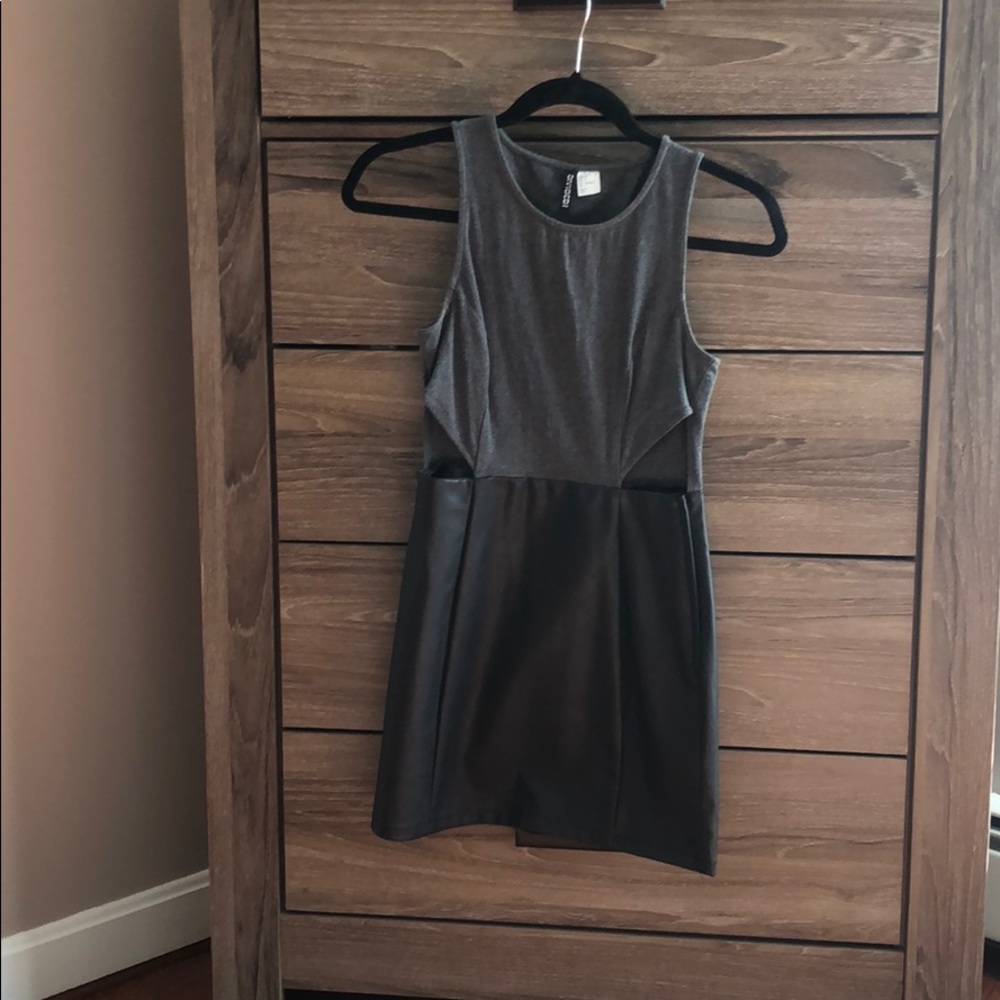 Leather cut out mini